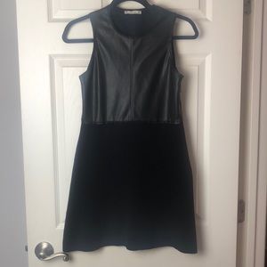 Zara leather dress size S